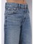 Baggy Fit Kadın Indigo Jean Pantolon 5