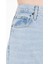 Balloon Fit Kadın Indigo Jean Pantolon 5