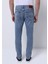 Slim Fit Erkek Indigo Jean Pantolon 2
