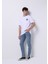 Slim Fit Erkek Indigo Jean Pantolon 3