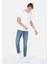 Regular Fit Orta Bel Daralan Paça Erkek Denim Jean Pantolon 3
