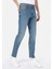 Regular Fit Orta Bel Daralan Paça Erkek Denim Jean Pantolon 4