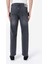 Loose Straight Fit Orta Bel Düz Paça Erkek Gri Jean Pantolon 2