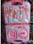 Çantalı Doktor Set Diş Fırçası Dişler Fırça Dişçi Set Meslek Oyunu 9 Parça Oyuncak Çanta 23X38CM 1