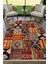 Ayaz Yıkanabilir Kaymaz Etnik Renkli Patchwork Desenli Salon Halısı Mutfak Halısı ve Yolluk 4411 1