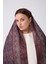 Etnik Desen Şal Bordo 1