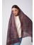 Etnik Desen Şal Bordo 4