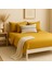 Pamuk Lastikli Çarşaf Tek Kişilik Fitted Çarşaf Takımı 100 x 200 cm , 1 Adet Yastık Kılıfı, Hardal Sarısı 1