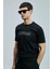 Thınk Modern Grafik T- Shirt Siyah 4