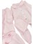 Tül Fırfırlı Müslin Bebek Hastane Çıkışı 10LU Zıbın Set Pembe 4