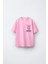 Kız Çocuk Pamuklu Pembe Kuromi Baskılı T-Shirt – Kısa Kollu Günlük Üst 2