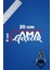 Ama Gececek 20X8 Jdm Yazı Araba-Motosiklet Cam Etiket Sticker Beyaz Renk 2