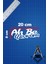 Ah Be Yavrum 20X8 Jdm Yazı Araba-Motosiklet Cam Etiket Sticker Beyaz Renk 2