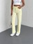 Kesik Paça Detaylı Sarı Kot Pantolon 2