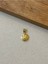 925 Ayar Gümüş Gold Renk Mitolojik Çiçek Desen Kolye Ucu 1