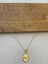 925 Ayar Gümüş Gold Renk Güvercin Desen Zincirli Kolye 1