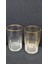 8cm Şeffaf Gold Cam Kahve Yanı Bardak 2'li Glorius Glass Iconic Altın Yaldızlı 1