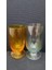 Cam Bardak Kahve Yanı Set Renkli (1 Adet 9,5cm + 1 Adet 10,5cm) 1