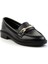 Siyah Kadın Loafer Ayakkabı K01879100509 3