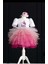 Hello Kitty Cupcake Temalı Kız Çocuk Beyaz Doğum Günü Elbisesi ve Parti Kostümü (Taç Hediyeli) 1