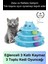 3 Katlı 3 Toplu Kedi Oyuncağı Yuvarlak Eğlence Dönen Hareketli Abs Plastik Çıngıraklı Zeka Gelişim 1