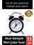 Sessiz Çalışan Yüksek Sesli Alarmlı Retro Tasarım Analog Masaüstü Çanlı Mini Çalar Saat Başucu 11 cm 1