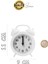 Sessiz Çalışan Yüksek Sesli Alarmlı Retro Tasarım Analog Masaüstü Çanlı Mini Çalar Saat Başucu 11 cm 2