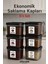 6’lı Set Saklama Kabı – Antrasit Renkli, Pratik ve Şık 550 ml 1