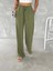 Ayrobin Oversize Kadın Pantalon - Mint Yeşili 5