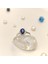 0.99CT Oval Safir ve Pırlanta Taşlı Yüzük 14 Ayar Altın Hd Videolu 4