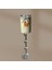 43 cm Kristal Ayaklı Cam Şamdan Mum – Limited Edition | Amber Kokulu | El Yapımı Mum 1
