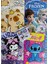 4 Adet Stickerli Boyama Kitabı 12 Li Pastel Boya Kalemi Hediyeli AD50725 1