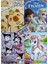 4 Adet Stickerli Boyama Kitabı 12 Li Pastel Boya Kalemi Hediyeli AD50726 1