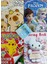 4 Adet Stickerli Boyama Kitabı 12 Li Pastel Boya Kalemi Hediyeli AD50724 1