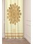 Mandala Bohem Geometrik Çizgi Desenli Özel Tasarım Dijital Baskılı (Tek Kanat) Modern Şık Fon Perde 1