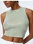 Yeni Sezon Bisiklet Yaka Pamuklu Simli Kolsuz Crop Top 5