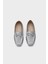 Cara Zımbalı Metalik Kadın Loafer 5