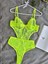 Çiçek Desenli Yeşil Bodysuit 1