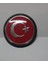 Büro Ev Ofis Arabası Için 8cm Tekli Araç Dışı Plastik Yapışır Türk Bayrağı Oto Kaporta Stickerı 1