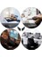 Gaming Oyuncu Gamer Mouse Pad, Kaymaz Taban Orta Boy Medium Ofis Tipi Mouse Ped, Fare Altlığı, Düz Masa Koruyucu Klavye Altı Mousepad, Siyah, 27X23 cm 2