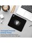 Gaming Oyuncu Gamer Mouse Pad, Kaymaz Taban Orta Boy Medium Ofis Tipi Mouse Ped, Fare Altlığı, Düz Masa Koruyucu Klavye Altı Mousepad, Siyah, 27X23 cm 3