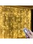 Uzaktan Kumandalı LED Perdeye Takılabilen Kancalı Işık USB 3x3 Metre Peri Perde LED 2