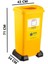 SY-4398 Sıfır Atık Plastik Geri Dönüşüm Çöp Kutusu 70 Lt Sarı 2