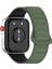 Huawei Watch Fit 3 / Fit 4 / Fit 4 Pro Uyum Manyetik Silikon Bakla Desen Kordon Ayarlanabilir Kayış 2