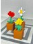 Minecraft Saksılı Çiçek Seti – 3D Dekor 4