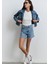 Millie 90lar İndigo Mavisi Jean Şort 1458987073 1