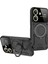 Xiaomi Redmi 13C Kılıf Joy Lens Standlı Kapak - Siyah Ferrg 1