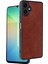 Samsung Galaxy A06 Kılıf Aras Deri Kapak - Bordo Ferrg 3