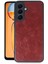 Samsung Galaxy A26 Kılıf Aras Deri Kapak - Bordo Ferrg 1