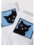 Kedi İşlemeli Beyaz Soket Çorap 1912724-70053 3